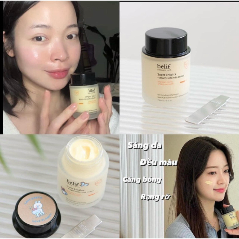 MẶT NẠ NGỦ BELIF SUPER KNIGHT MULTI VITAMIN MASK - 75ML