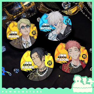 [Sẵn VN] Pin Ghim Huy Hiệu 58mm Chất Liệu Thiếc Không Rỉ Cán Màn PE Phong Cách Anime Manga Jujutsu Kaisen Face