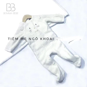 Body sleep ủ chất liệu nỉ bông thỏ bông trắng xinh cho bé yêu
