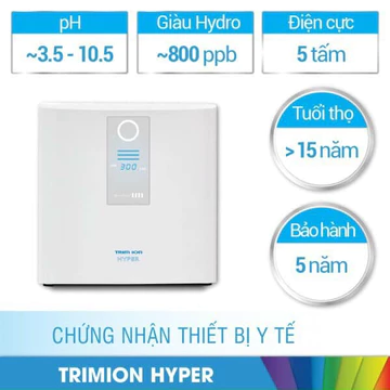[HÀNG CHÍNH HÃNG MỚI 100%] Máy Lọc Nước Điện Giải Ion Kiềm TRIM ION NEO, TRIM ION HYPER