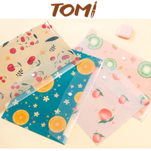 Bìa Nút Bìa Sơmi TOMI Size A4 Chống Thấm Nước Nhiều Hoạ Tiết Lựa Chọn 139