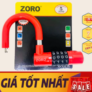 Ổ KHÓA SỐ CHỮ U ZORO THAY ĐỔI MẬT KHẨU CHỐNG TRỘM BẢO VỆ AN TOÀN