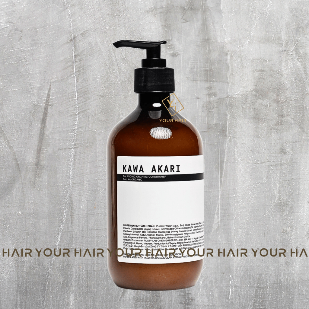 Dầu xả dưỡng mềm mượt KAWA AKARI – HAIR CONDITIONER - 500ml | Chính hãng Rusty Lab