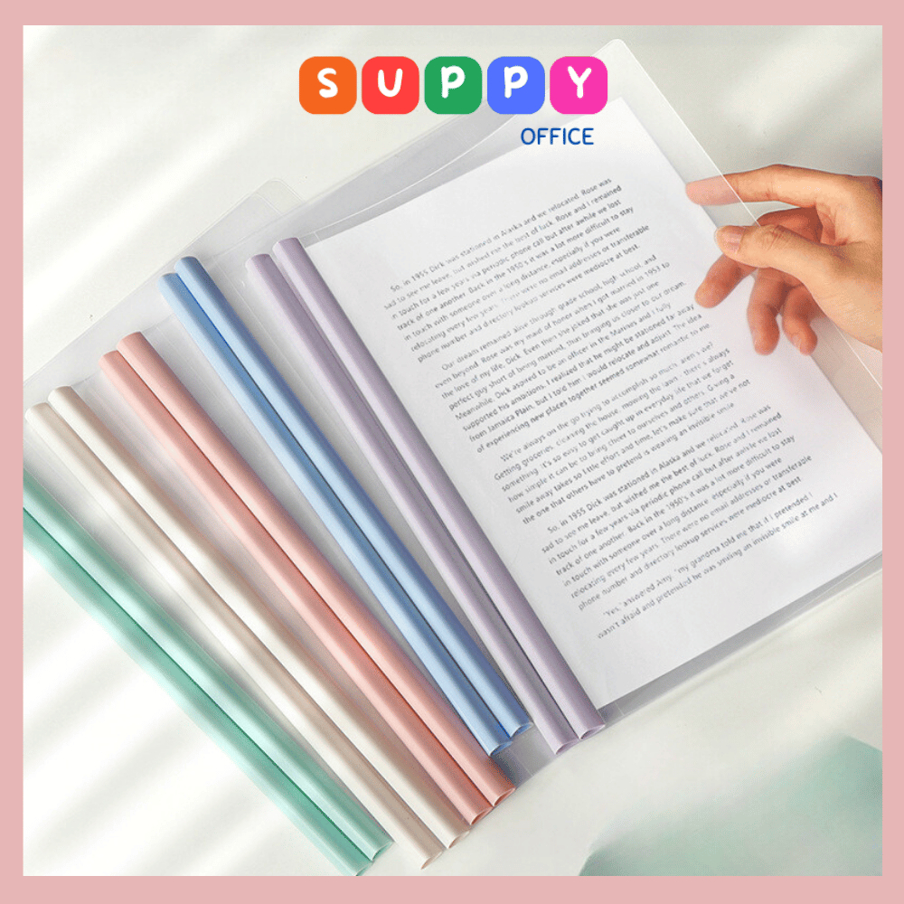 Bìa Kẹp Tài Liệu Rút Gáy A4 Nhiều Màu Pastel Xinh Xắn Giúp Sắp Xếp Tài ...