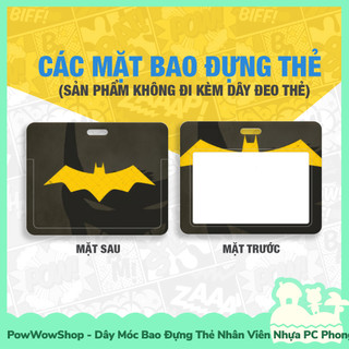 Bao Thẻ Nhân Viên Ngang Nhựa ABS Phong Cách Nhân Vật Siêu Anh Hùng Superheroes