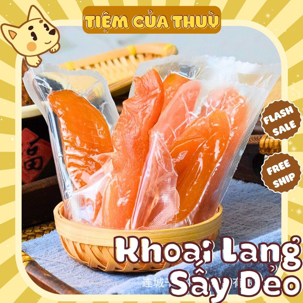 Khoai Lang Sấy Dẻo Hút Chân Không (40-45G) Tiện Lợi, Khoai Lang Sấy ...