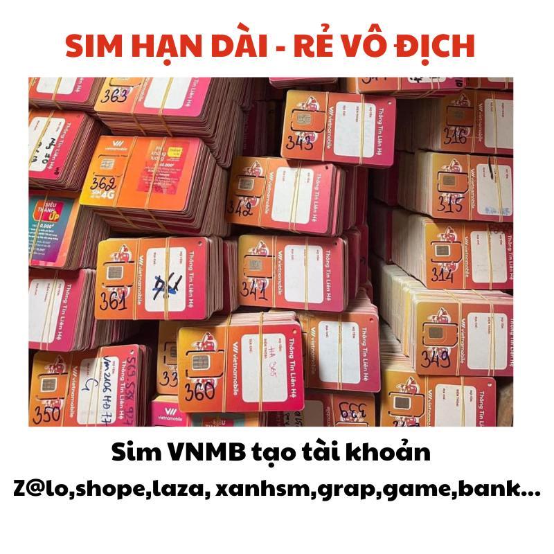 SIM VNMB NGHE GỌI, TẠO TÀI KHOẢN, NHẬN MÃ OTP 100% TẠO ĐƯỢC | Shopee ...