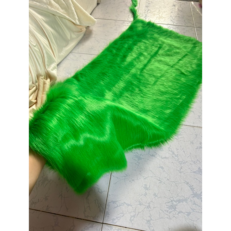 Thảm Lông Trải Sàn - Thảm Lông Lót Bàn Trang Điểm 50x1m6
