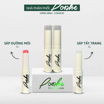 NGẪU NHIÊN Sáp Dưỡng Hồng Môi Posshe 3g Hoặc Sáp Tẩy Trang Môi Posshe 3g