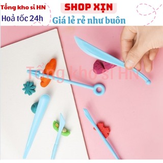 Sét 5 dụng cụ làm đất sét bằng nhựa 2 đầu  tạo hình đất sét đa dạng/Dụng cụ làm DIY/Handmade..