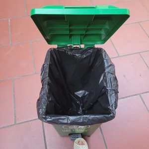 1 KG Túi Rác Công Nghiệp Có Quai tự phân huỷ bảo vệ môi trường cho Thùng 40 lít ngoài trời, nhà bếp