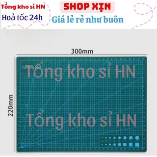 Bảng kê cắt, Cutting mat DIY, tấm lót cắt kĩ thuật  khổ A3/A4/A5