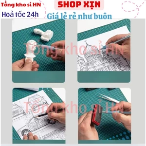 Bảng kê cắt, Cutting mat DIY, tấm lót cắt kĩ thuật khổ A3/A4/A5