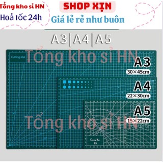 Bảng kê cắt, Cutting mat DIY, tấm lót cắt kĩ thuật  khổ A3/A4/A5