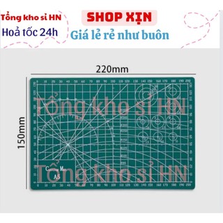 Bảng kê cắt, Cutting mat DIY, tấm lót cắt kĩ thuật  khổ A3/A4/A5