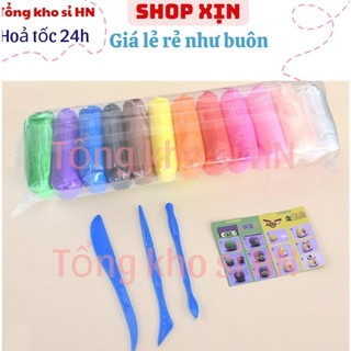 Set 12 màu đất sét siêu nhẹ tự khô loại 27cm/28cm