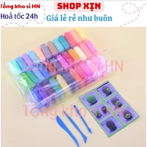 Set 36 màu đất sét siêu nhẹ tự khô loại 27/28cm đất nặn/diy/softclay