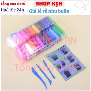 Set 24 màu đất sét siêu nhẹ tự khô loại 310Gr - Mầu cực đẹp