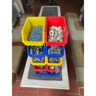 (ComBo 12)Khay linh kiện A6  đựng phụ tùng bulong ốc tán , thuốc , đồ gia dụng , kim khí , điện nước