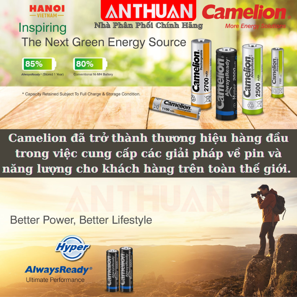 Pin Tiểu AA 2A Eveready Đũa AAA 3A Camelion Super Heavy Duty Battery 1.5V Pin Đồng Hồ Chất Lượng Cao