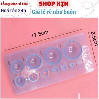 Khay chia đất sét,khuôn tạo hình bán cầu loại nhựa dày đẹp