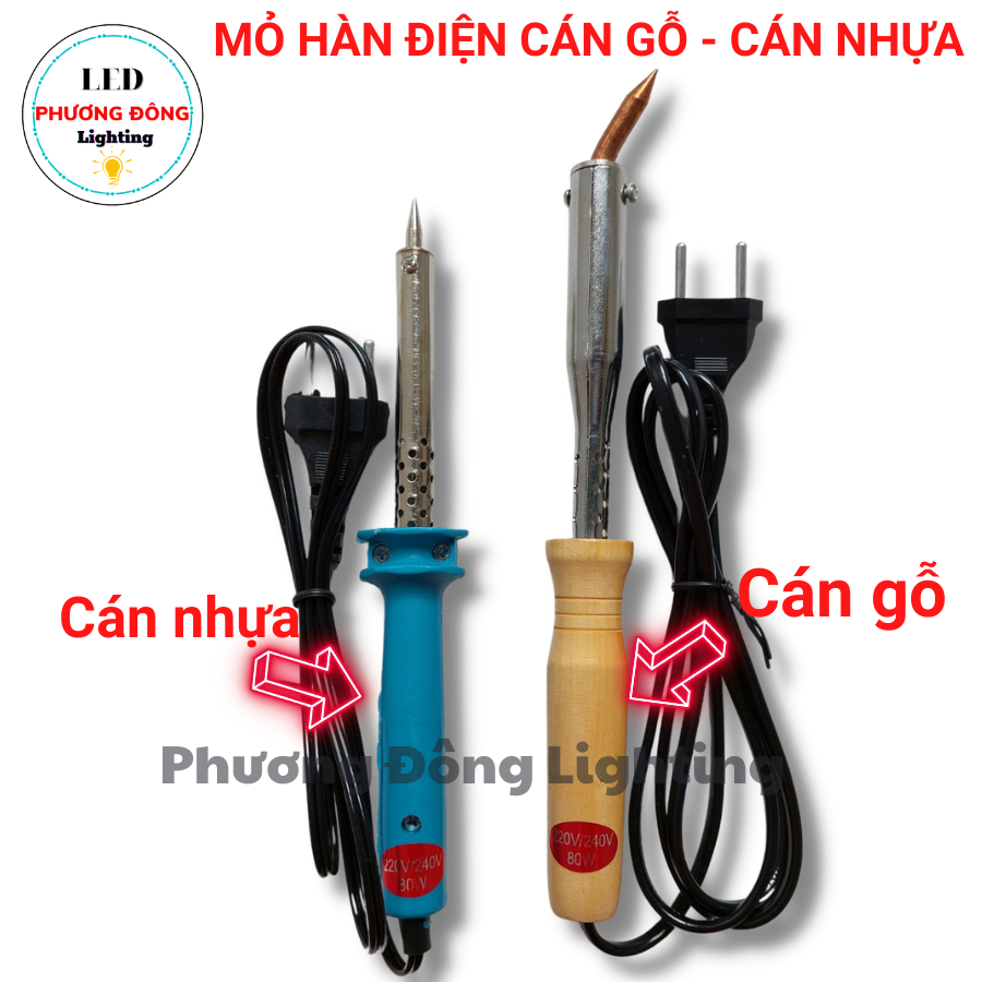 Mỏ hàn điện cán gỗ - cán nhựa