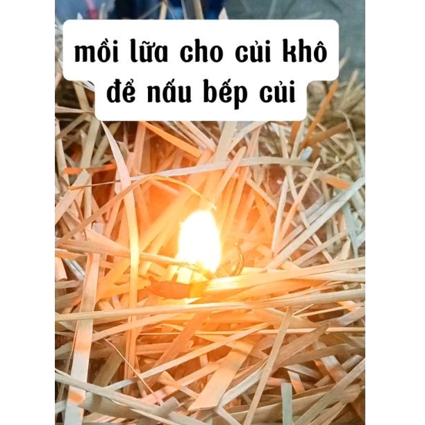 (2Kg) Rơm khô mồi lửa,Cỏ khô nhóm lửa, mồi lửa bếp củi, bếp than, từ ...