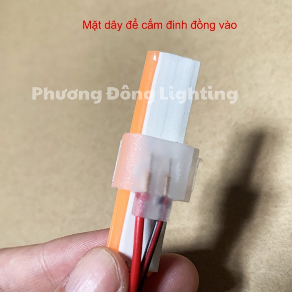 COMBO 2 Dây nối - Kẹp nối LED Neon 6x12mm Không cần hàn