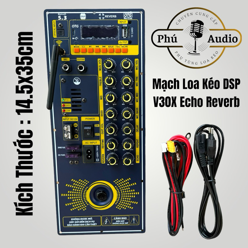 Mạch Loa Kéo DSP 300 - V30X Echo Reverb Công Suất 300~600w ...