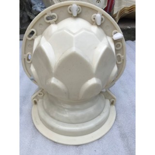 Khuôn đúc bê tông mẫu búp sen gắn đầu cột, nhựa abs, kích thước thành phẩm 30x23.
