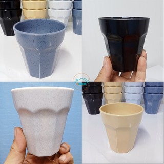 [Kho Sỉ] Ly trà đá nhựa Melamine kích thước Ø8.6 x 9.2cm 250ml 4 màu - HHome