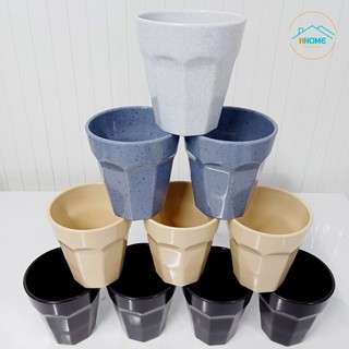 [Kho Sỉ] Ly trà đá nhựa Melamine kích thước Ø8.6 x 9.2cm 250ml 4 màu - HHome