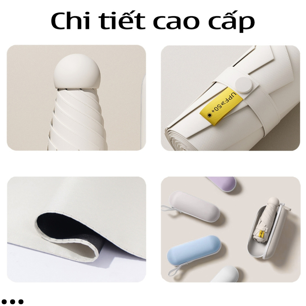 Ô Dù Mini gấp gọn để túi chống tia uv cao cấp, siêu gọn che nắng mưa khi đi du lịch, đi học, văn phòng