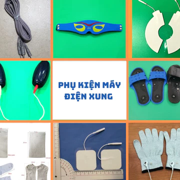 Phụ kiện máy xung điện, máy vật lý trị liệu Bộ quốc phòng, máy Doctor Home, máy Goldlife,...
