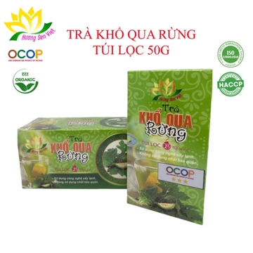 [COMBO 2 HỘP] TRÀ KHỔ QUA RỪNG TÚI LỌC 50G - KHỔ QUA RỪNG TỰ NHIÊN/ THANH NHIỆT, MÁT GAN