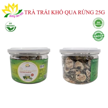 (COMBO 2 HŨ) TRÀ TRÁI KHỔ QUA RỪNG HŨ 25G - TRÀ THẢO DƯỢC TỰ NHIÊN/ THANH NHIỆT, MÁT GAN