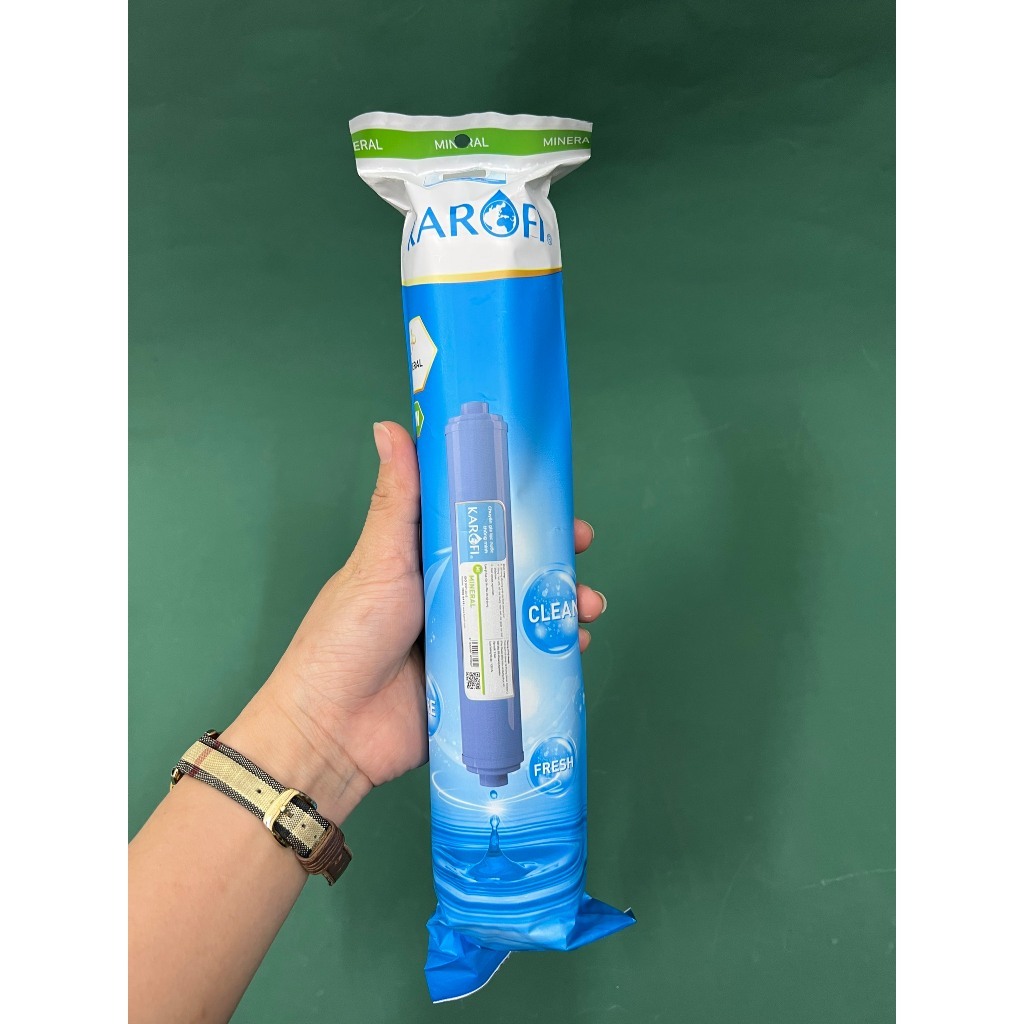 Lõi Lọc Nước Số 6- Mineral Karofi  Chức Năng Bổ Sung Khoáng Chất, Nâng Cao pH, Làm Vị Nước Ngọt Hơn- Hàng chính Hãng