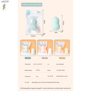 Mút tán kem nền LMLTOP siêu mềm mịn bám phấn chuyên dùng cho makeup trang điểm