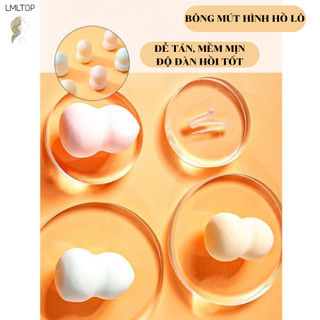 Mút tán kem nền LMLTOP siêu mềm mịn bám phấn chuyên dùng cho makeup trang điểm