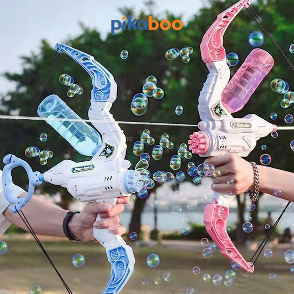 Ảnh Đồ chơi tạo bong bóng và phun nước Pikaboo bong bóng ra đều màu đẹp mắt cho bé chơi vui nhộn 4