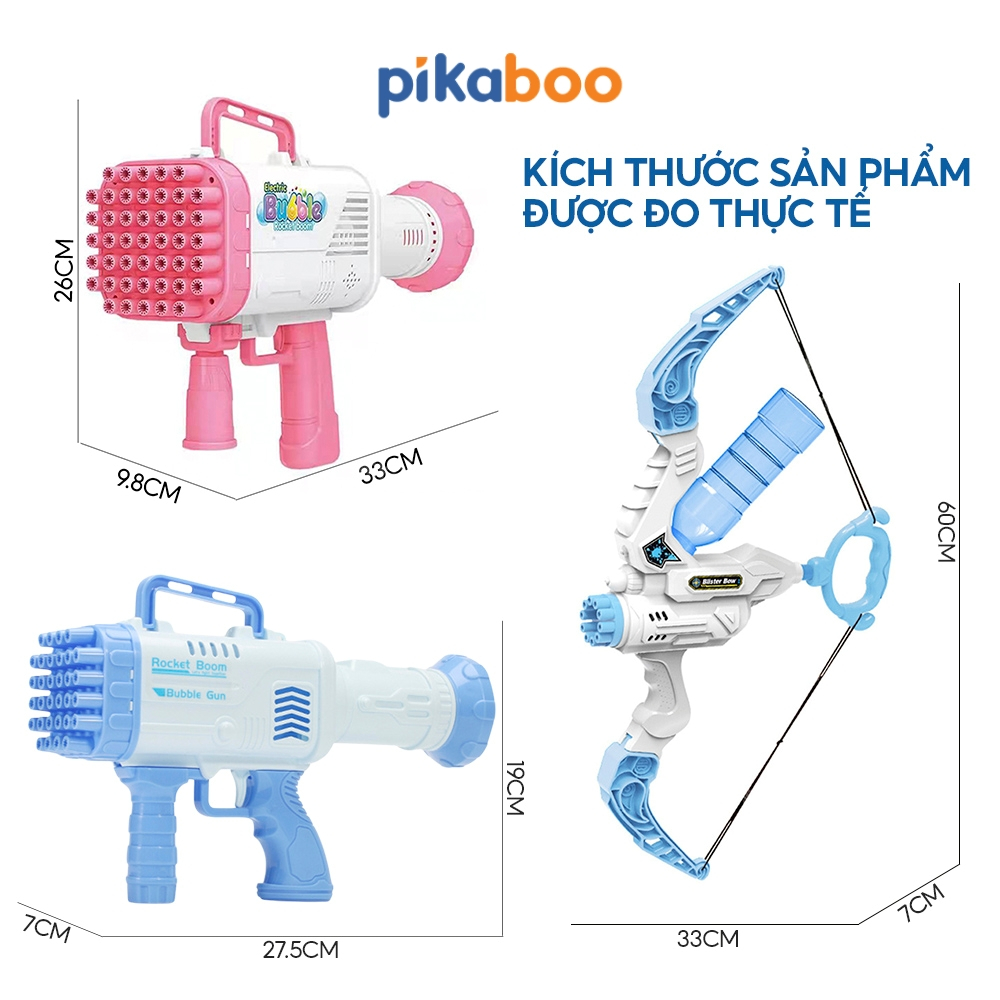 Ảnh Đồ chơi tạo bong bóng và phun nước Pikaboo bong bóng ra đều màu đẹp mắt cho bé chơi vui nhộn 3