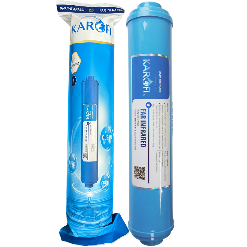 Lõi Lọc Nước Số 7- Far Infrared Karofi Hồng Ngoại Xa Chức Năng Hoạt Hóa Phân Tử Nước Giúp Hấp Thụ Dễ Dàng - Chính Hãng