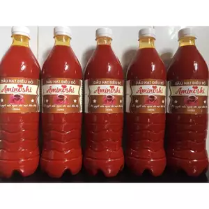 Chai 1lit dầu điều đỏ (điều màu) đậm đặc nguyên chất