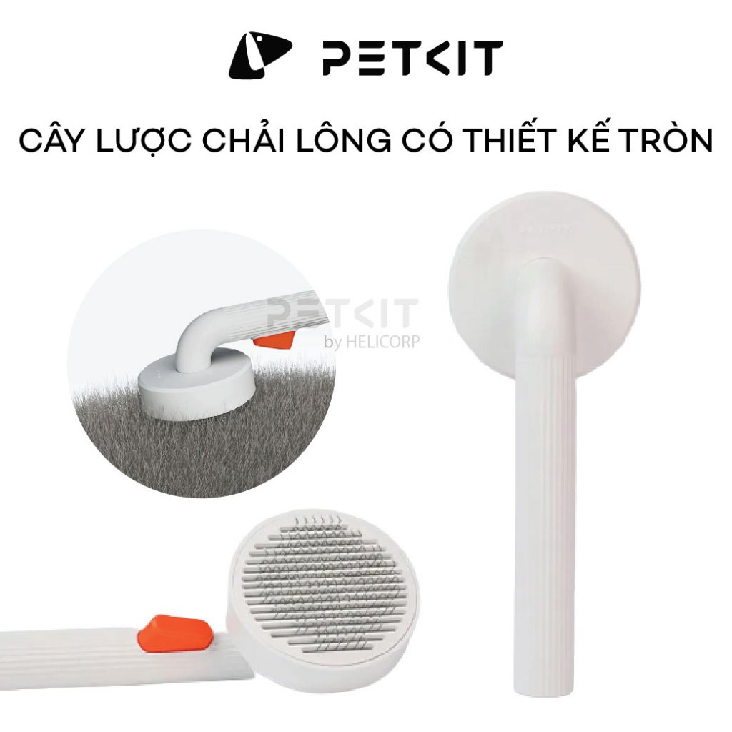 Ảnh Cây Chải Lông Mèo, Lược Chải Lông Chó Mèo Petkit Phiên Bản Pro 2025 4