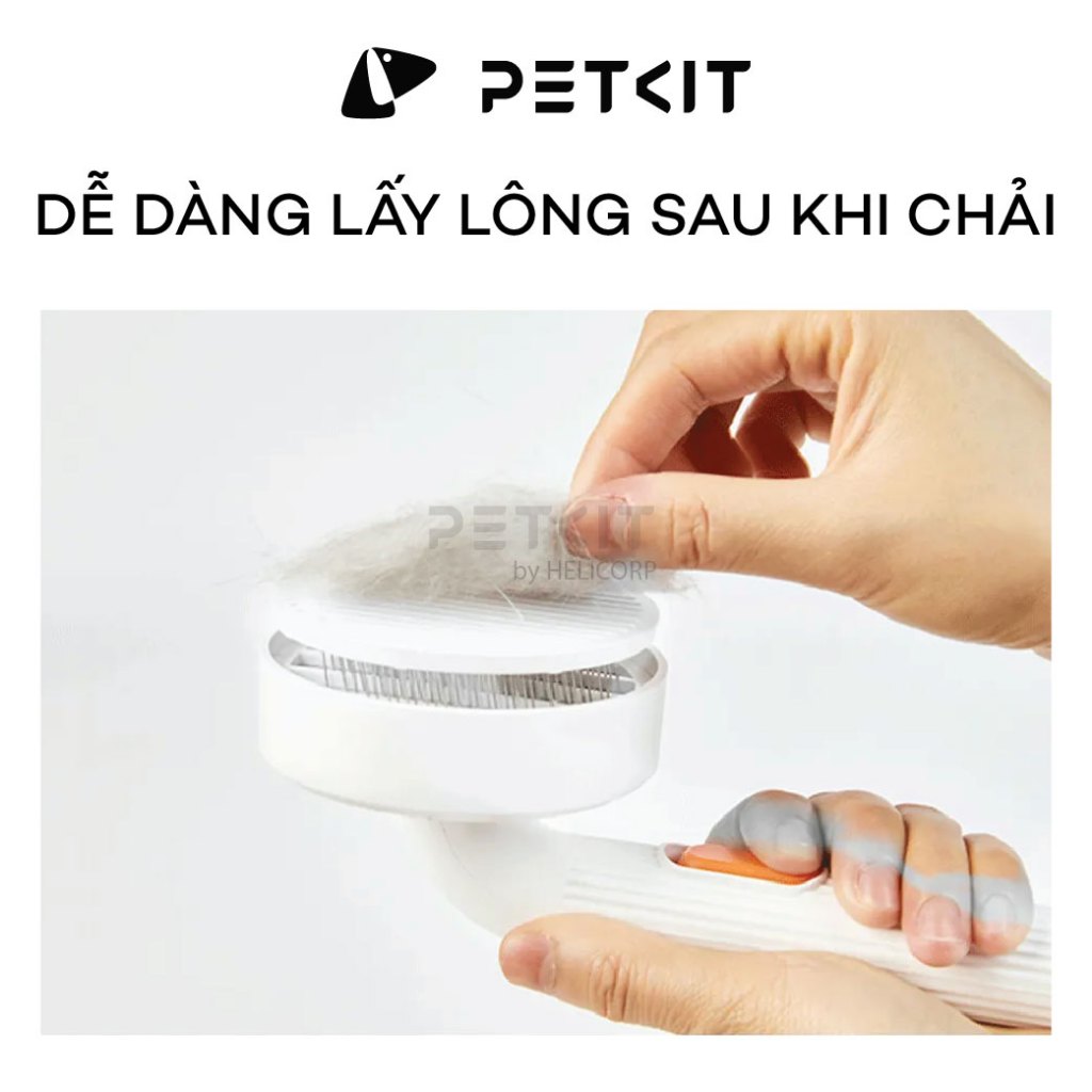 Ảnh Cây Chải Lông Mèo, Lược Chải Lông Chó Mèo Petkit Phiên Bản Pro 2025 1