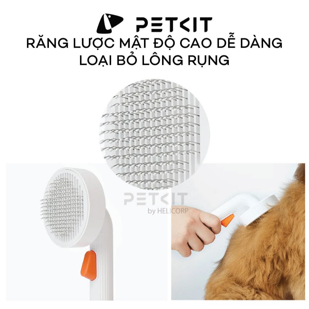 Ảnh Cây Chải Lông Mèo, Lược Chải Lông Chó Mèo Petkit Phiên Bản Pro 2025 3