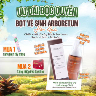 Dung Dịch Vệ Sinh Phụ Nữ Arboretum Dạng Bọt Dịu Nhẹ Làm Sạch Và Kháng Khuẩn Nấm Ngăn Mùi 80ml