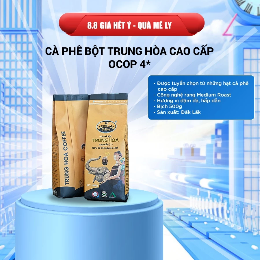 Cà Phê Bột Trung Hòa Cao Cấp
