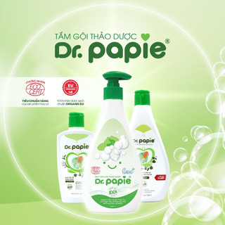Sữa Tắm Thảo Dược Dr.Papie Tạo Bọt, Chiết Xuất Trà Shan Tuyết, Giảm Mẩn Ngứa, Rôm Sảy 300ml