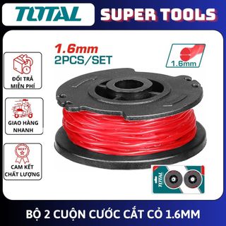 TOTAL  Bộ 2, 4 cuộn cước cắt cỏ 1.6mm TALS1601, TALS1602
